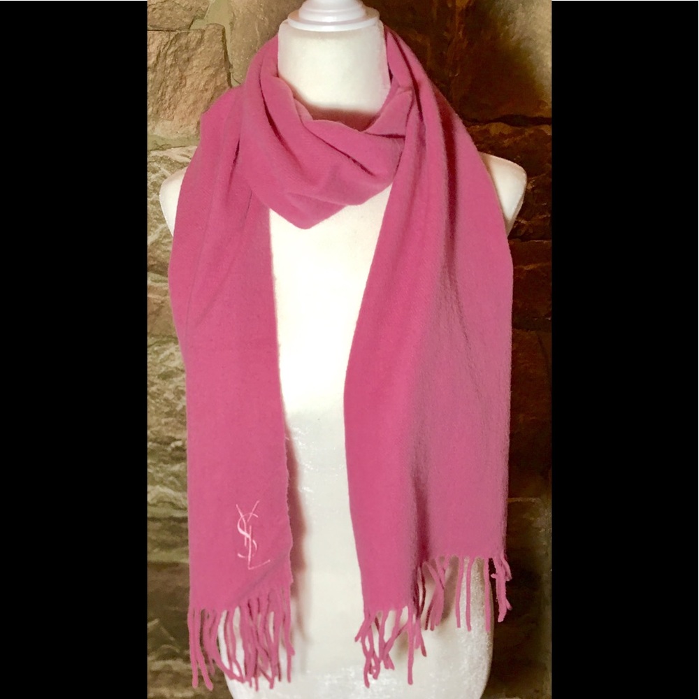Yves Saint Laurent Wool Scarf